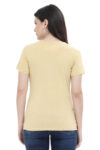 Cute Cat T Shirt for Women- Beige