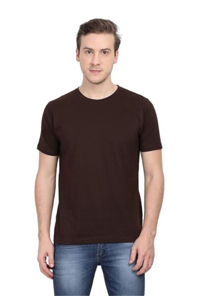 Brown Classic cotton T-Shirt