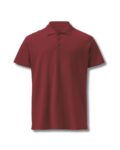 Dark Red Men's Polo T-Shirt