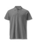 Grey Melange Polo T-Shirt1