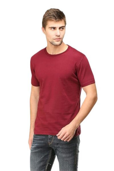 Maroon Classic Cotton T-Shirt