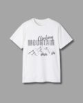 Mountain Climbing - White Unisex Classic Crew T-Shirt