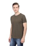 Olive Green Classic Cotton T-Shirt